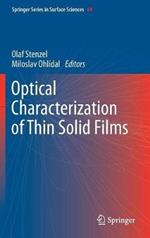 Optical Characterization of Thin Solid Films