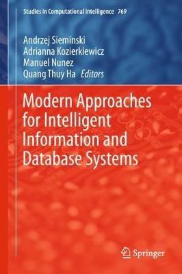 Modern Approaches for Intelligent Information and Database Systems - cover