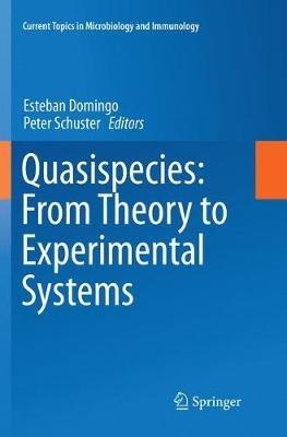 Quasispecies: From Theory to Experimental Systems - cover
