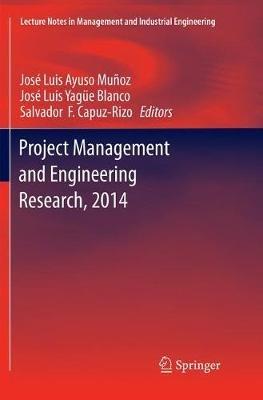Project Management and Engineering Research, 2014: Selected Papers from the 18th International AEIPRO Congress held in Alcañiz, Spain, in 2014 - cover