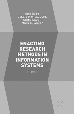 Enacting Research Methods in Information Systems: Volume 2 - cover