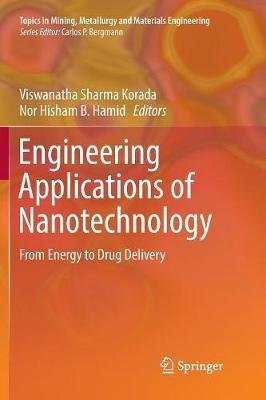 Engineering Applications of Nanotechnology: From Energy to Drug Delivery - cover