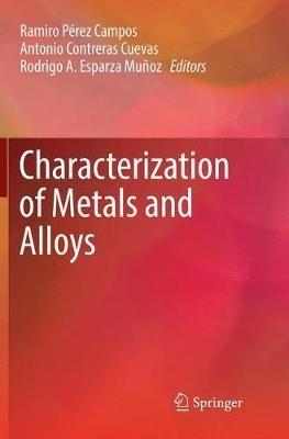 Characterization of Metals and Alloys - cover