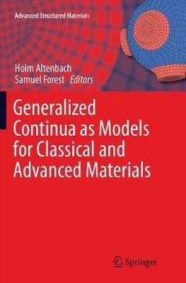 Generalized Continua as Models for Classical and Advanced Materials - cover