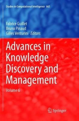 Advances in Knowledge Discovery and Management: Volume 6 - cover