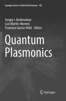 Quantum Plasmonics - cover