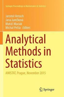 Analytical Methods in Statistics: AMISTAT, Prague, November 2015 - cover