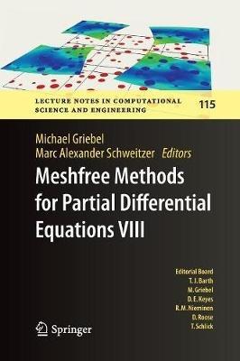 Meshfree Methods for Partial Differential Equations VIII - cover