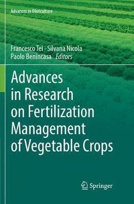 Advances in Research on Fertilization Management of Vegetable Crops - cover