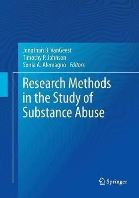 Research Methods in the Study of Substance Abuse - cover