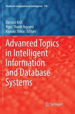Advanced Topics in Intelligent Information and Database Systems - cover