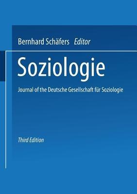 Soziologie: Journal of the Deutsche Gesellschaft für Soziologie - cover