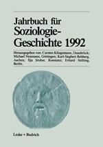 Jahrbuch für Soziologiegeschichte 1992