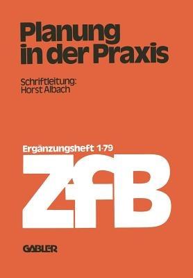Planung in der Praxis - Horst Albach - cover