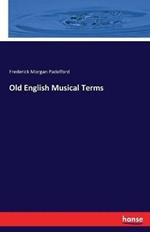 Old English Musical Terms