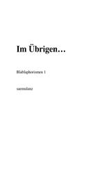 Im Übrigen…