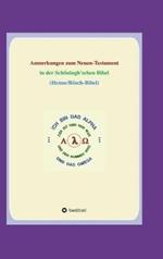 Anmerkungen zum Neuen Testament: In der Schoeningh'schen Bibel