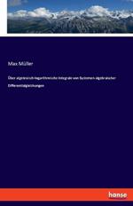 Über algebraisch-logarithmische Integrale von Systemen algebraischer Differentialgleichungen
