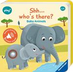 Ravensburger Play+ Infant & Toddler - Shhh…Who's there? Baby Animals My First Seek and Find Sound Book: Search and find