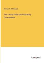 East Jersey under the Proprietary Governments