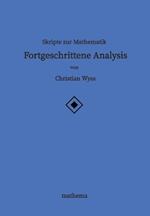 Skripte zur Mathematik - Fortgeschrittene Analysis