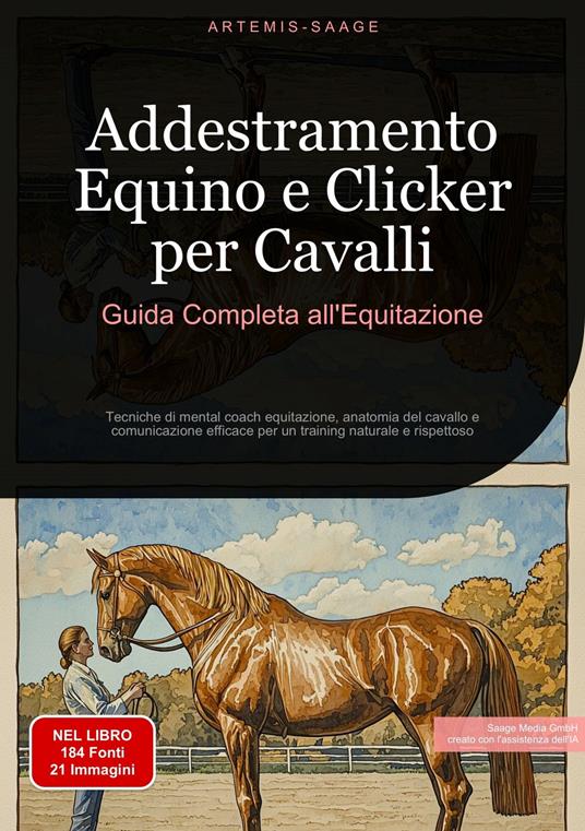 Addestramento Equino e Clicker per Cavalli: Guida Completa all'Equitazione - Artemis Saage,Saage Media GmbH - Italiano - ebook