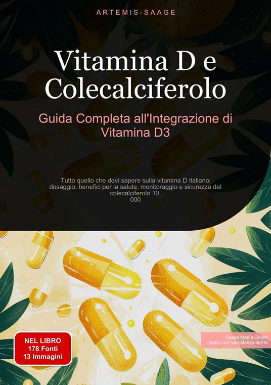 Vitamina D e Colecalciferolo: Guida Completa all'Integrazione di Vitamina D3 - Artemis Saage,Saage Media GmbH - Italiano - ebook