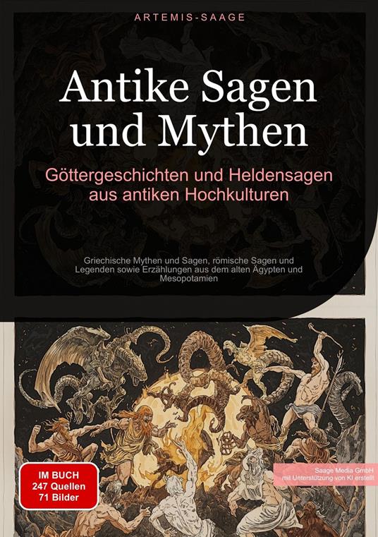 Antike Sagen und Mythen: Göttergeschichten und Heldensagen aus antiken Hochkulturen - Artemis Saage - Deutschland,Saage Media GmbH - Deutschland - ebook