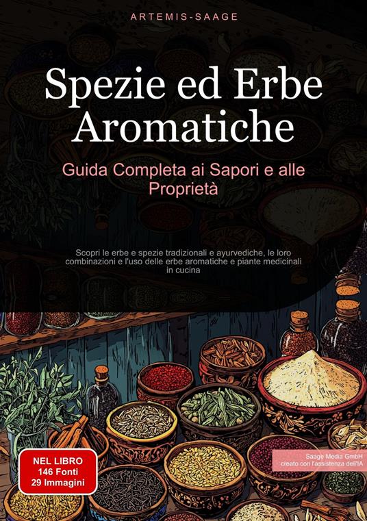 Spezie ed Erbe Aromatiche: Guida Completa ai Sapori e alle Proprietà - Artemis Saage - Italiano,Saage Media GmbH - Italiano - ebook