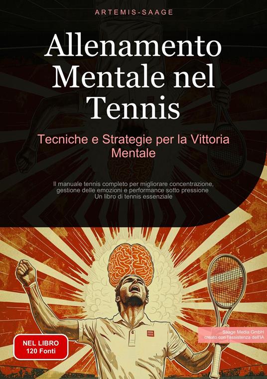Allenamento Mentale nel Tennis: Tecniche e Strategie per la Vittoria Mentale - Artemis Saage - Italiano,Saage Media GmbH - Italiano - ebook