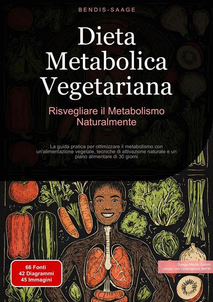 Dieta Metabolica Vegetariana: Risvegliare il Metabolismo Naturalmente - Bendis A. I. Saage - Italiano - ebook