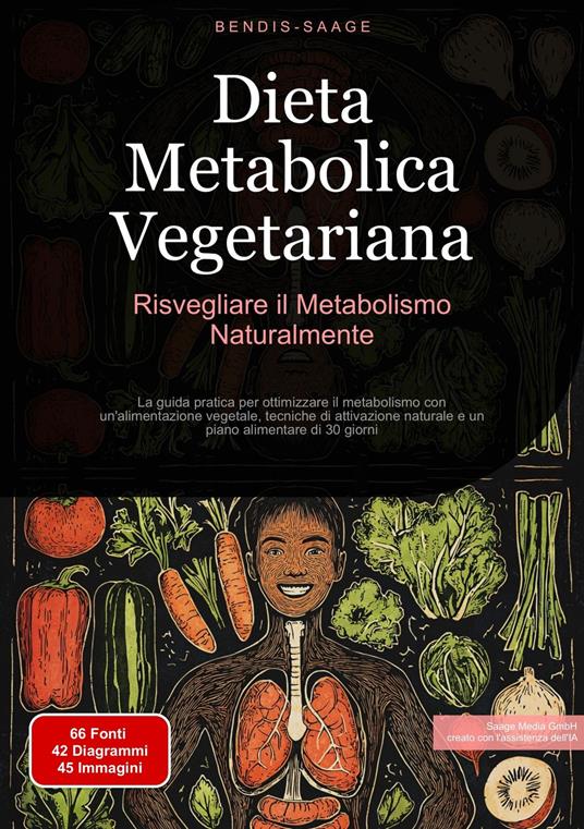 Dieta Metabolica Vegetariana: Risvegliare il Metabolismo Naturalmente - Bendis A. I. Saage - Italiano - ebook