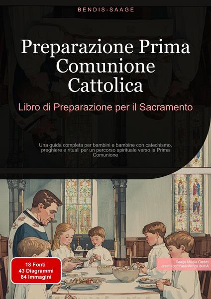 Preparazione Prima Comunione Cattolica: Libro di Preparazione per il Sacramento - Bendis A. I. Saage - Italiano - ebook