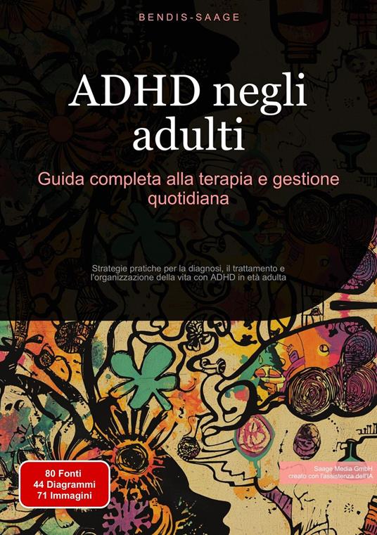 ADHD negli adulti: Guida completa alla terapia e gestione quotidiana - Bendis A. I. Saage - Italiano - ebook