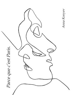 Parce que c'est Paris.: Deutsche Ausgabe. - Anna Konyev - cover