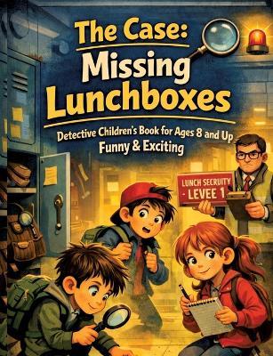 The case: Missing lunchboxes: Detective children's book for ages 8 and up Funny & exciting - Dominik Mikulaschek - cover