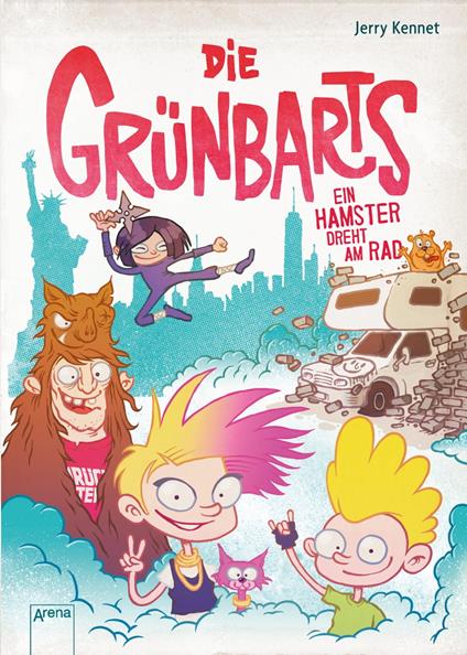 Die Grünbarts (3). Ein Hamster dreht am Rad - Jerry Kennet,Der Anton,Petra Koob-Pawis - ebook