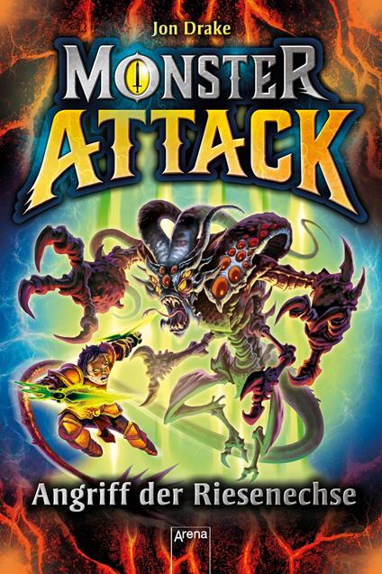 Monster Attack (1). Angriff der Riesenechse - Jon Drake,Steve Sims,Jan Möller - ebook