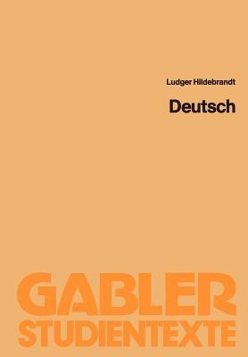 Deutsch - Hildebrandt Ludger - cover