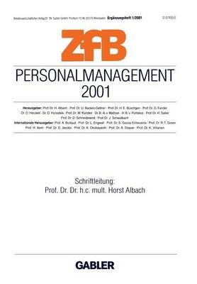 Personalmanagement 2001 - cover