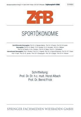 Sportökonomie - cover