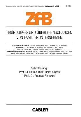 Gründungs- und Überlebenschancen von Familienunternehmen - cover