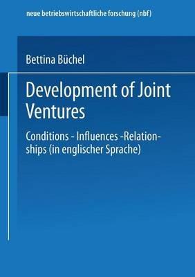 Development of Joint Ventures: Conditions — Influences — Relationships - Bettina Büchel - cover