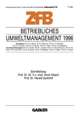 Betriebliches Umweltmanagement 1996 - cover