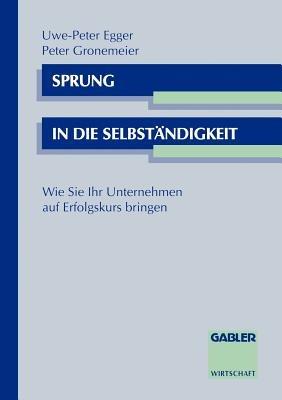 Sprung in die Selbständigkeit: Wie Sie Ihr Unternehmen auf Erfolgskurs bringen - Peter Gronemeier - cover