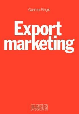 Exportmarketing - Günther Ringle - cover
