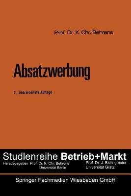 Absatzwerbung - Karl Christian Behrens - cover