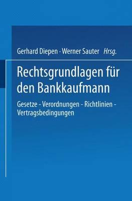 Rechtsgrundlagen für den Bankkaufmann - cover