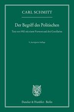 Der Begriff des Politischen.