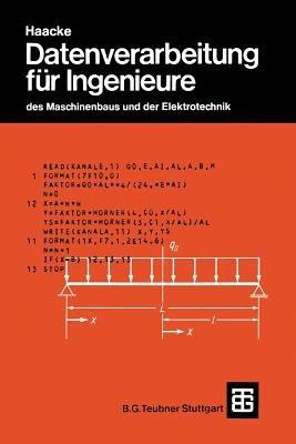 Datenverarbeitung für Ingenieure: des Maschinenbaus und der Elektrotechnik - Jürgen Becker,Wolfhart Haacke,Franz-Josef Kevekordes - cover